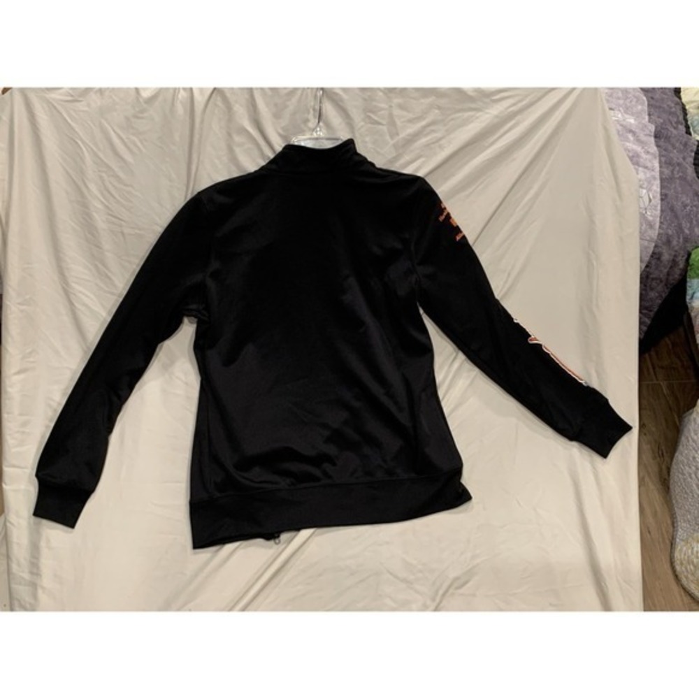 Harley Davidson Track Jacket Medium Full Zip, NY, Black - Picture 8 of 8
